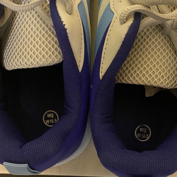 NWOT Source Unknown Gray and Blue Athletic Shoes - Picture 3 of 5